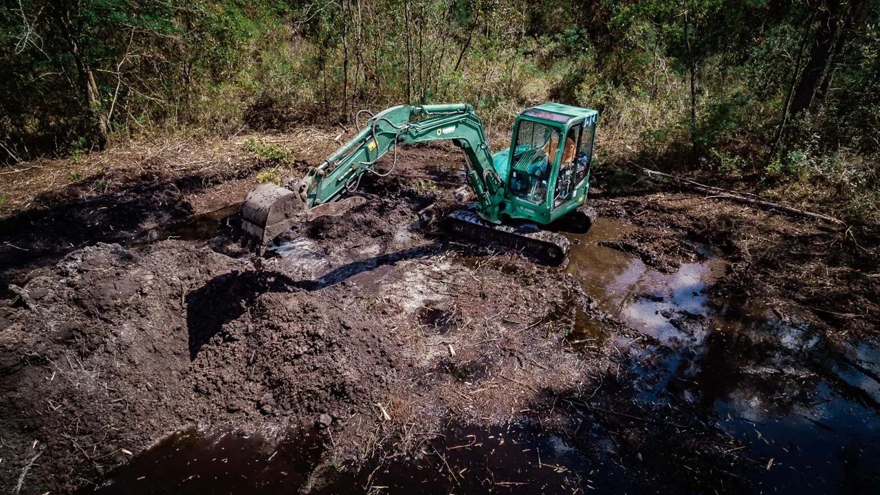 Land clearing in Palm Bay, FL
