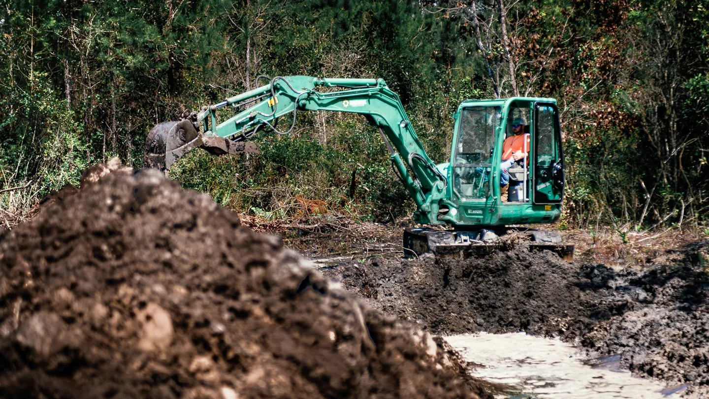 Land clearing in Titusville, FL